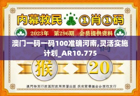 澳门一码一码100准确河南,灵活实施计划_AR10.775