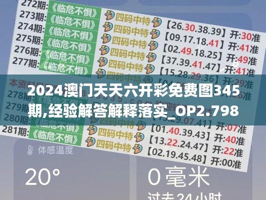 2024澳门天天六开彩免费图345期,经验解答解释落实_OP2.798