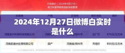 关于微博白实时在2024年12月27日的实时动态分析