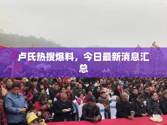 卢氏热搜爆料,今日最新消息汇总