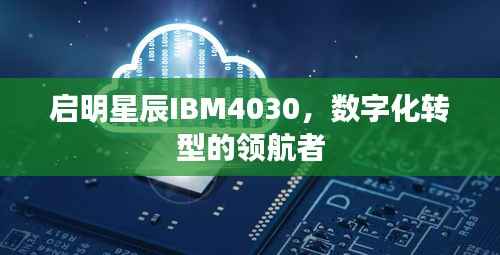 启明星辰IBM4030,数字化转型的领航者