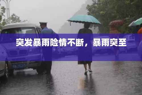 突发暴雨险情不断,暴雨突至